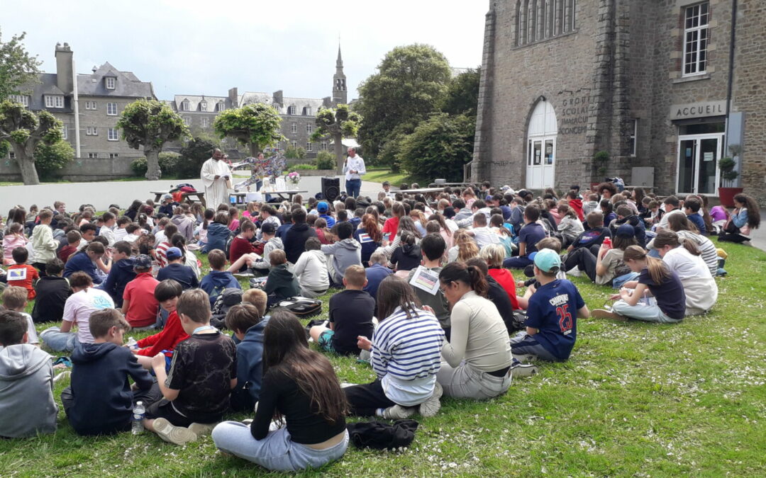 Journée à Créhen des CM